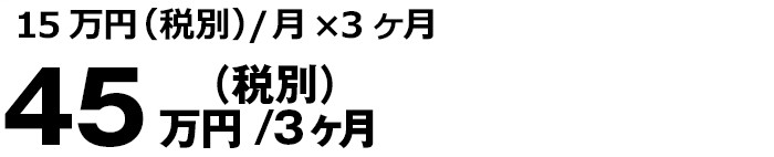 3ヶ月お試しコース