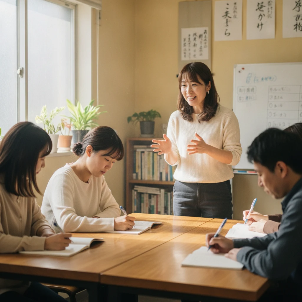 自分の教室で受講生に教える認定講師